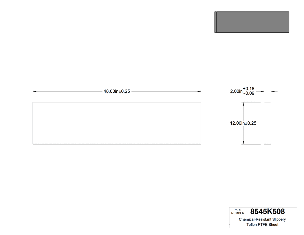 Technical drawing - 8545K508